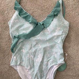 Caden Lane One Piece Women's Swim Suit with Tags Never Worn